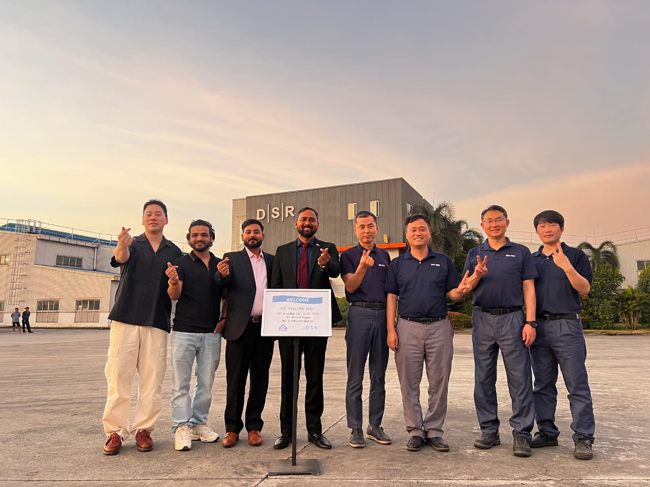 BIS certification visit with client team at DSR facility