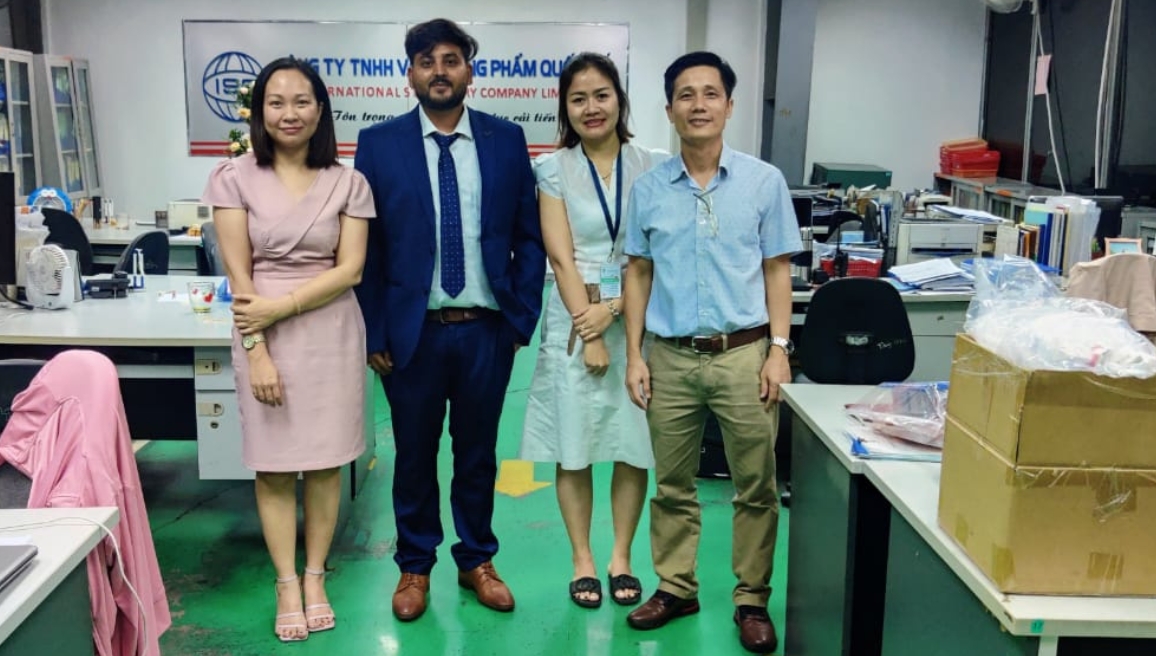 On-site certification visit at client manufacturing facility